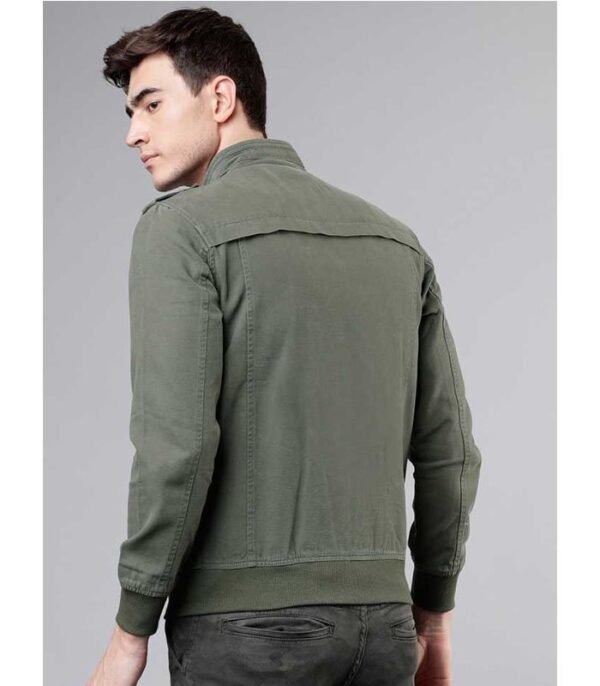 Highlander Full Sleeve Solid Men Casual Jacket - Image 3