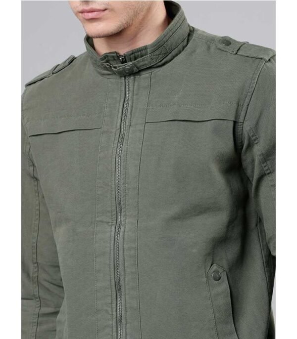Highlander Full Sleeve Solid Men Casual Jacket - Image 4