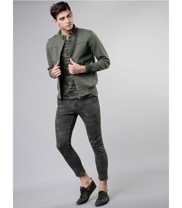 Highlander Full Sleeve Solid Men Casual Jacket - Image 5