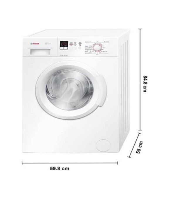 Bosch 6 kg Fully Automatic Front Load with In-built Heater White (WAB16161IN) - Image 2