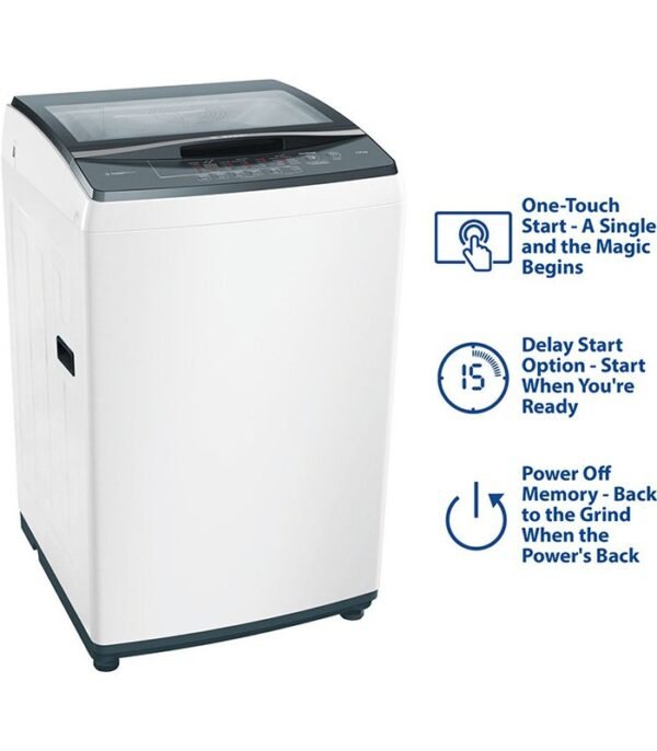 Bosch 7 kg Fully Automatic Top Load White - Image 4