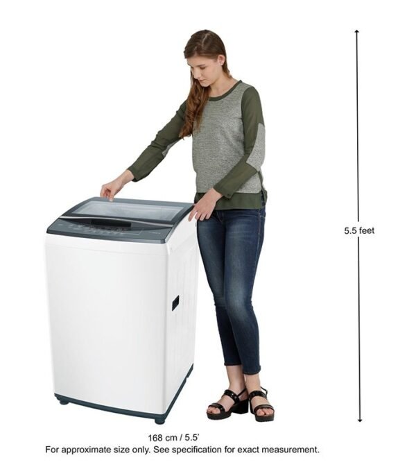Bosch 7 kg Fully Automatic Top Load White - Image 3