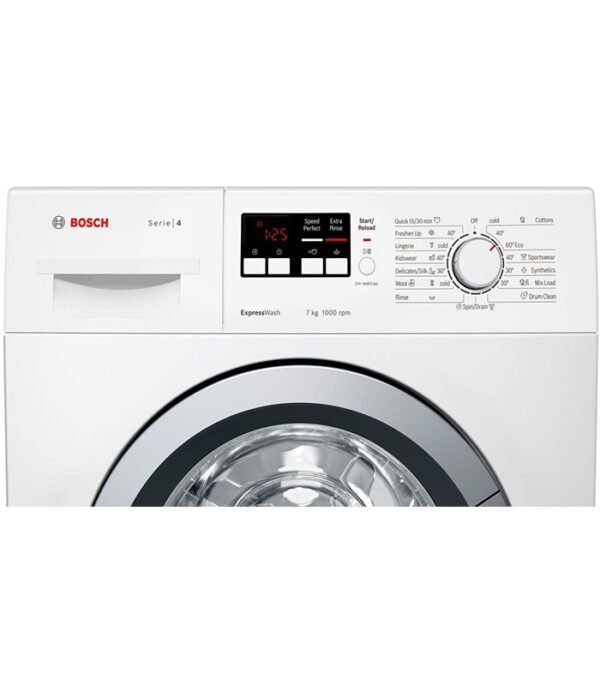 Bosch 6.5 Kg Front Loading Fully Automatic with Washing Machine with EcoSilence Drive, Series 4 WLJ2026HIN, White - Image 3