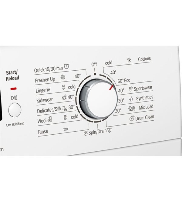 Bosch 6.5 Kg Front Loading Fully Automatic with Washing Machine with EcoSilence Drive, Series 4 WLJ2026HIN, White - Image 5
