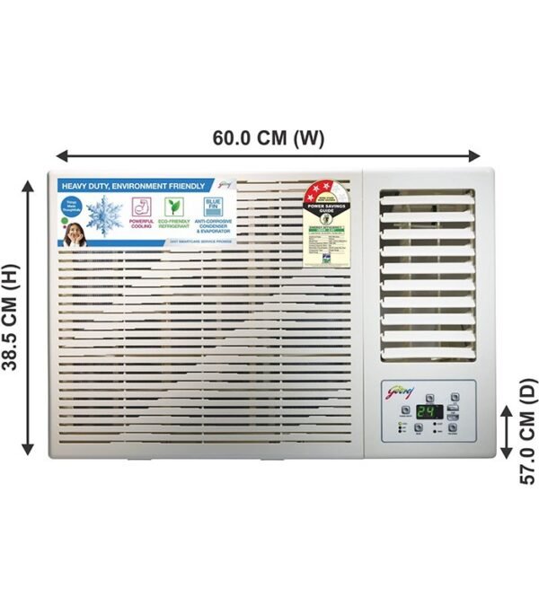 Godrej 1 Ton 3 Star Window AC - White  (GWC 12DTC3-WSA, Copper Condenser) - Image 3