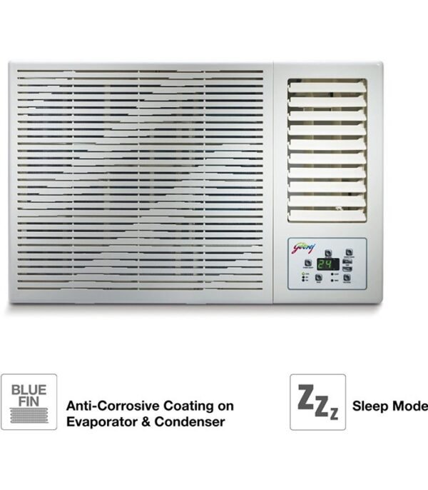 Godrej 1.5 Ton 5 Star Window AC - White  (GWC 18DTC5-WSA, Copper Condenser) - Image 2