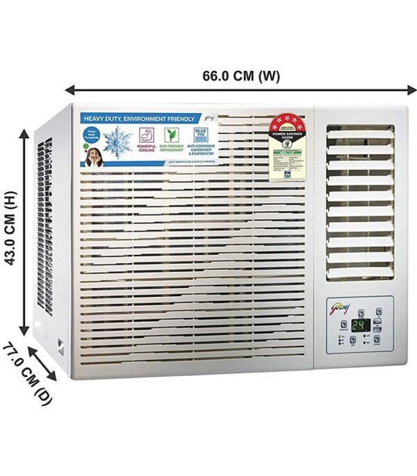 Godrej 1.5 Ton 5 Star Window AC - White  (GWC 18DTC5-WSA, Copper Condenser) - Image 6