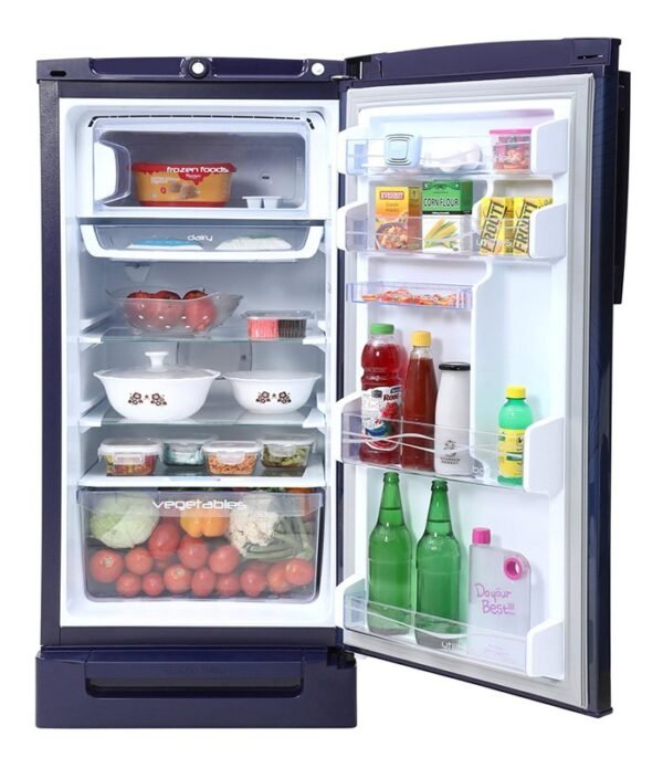 Godrej 190 L Direct Cool Single Door 5 Star Refrigerator with Base Drawer and Intelligent Inverter Compressor (Glass Blue, RD 1905 PTDI 53 GL BL) - Image 6