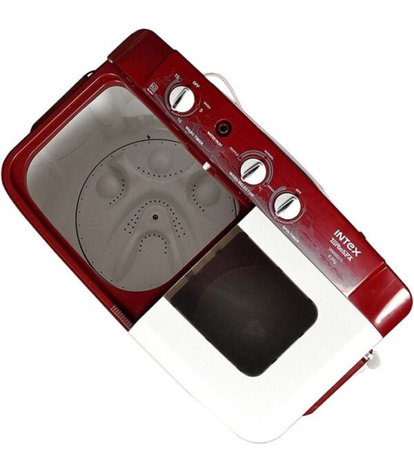Intex 6.2 kg Semi Automatic Top Load Red - Image 5