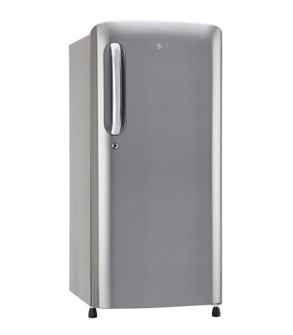 LG 190 L Direct Cool Single Door 4 Star Refrigerator  (Shiny Steel, GL-B201APZY)