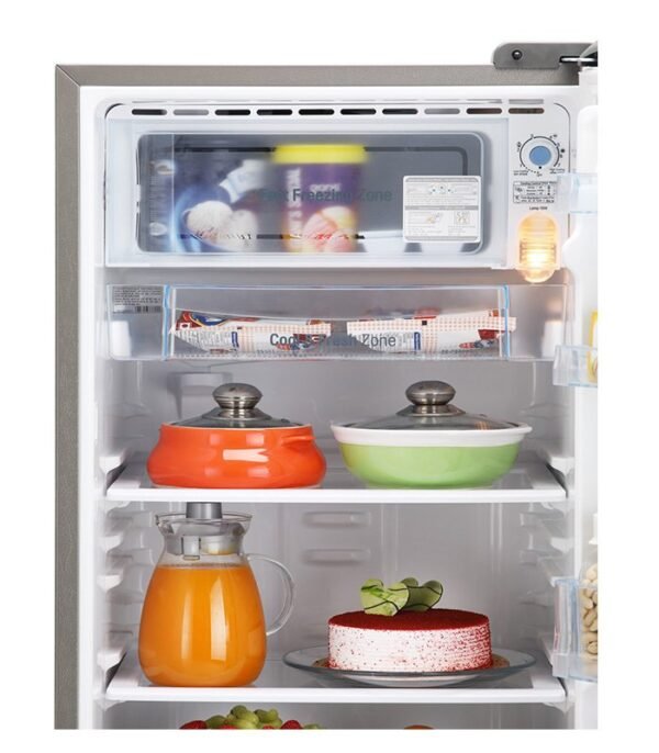 LG 190 L Direct Cool Single Door 4 Star Refrigerator  (Shiny Steel, GL-B201APZY) - Image 4