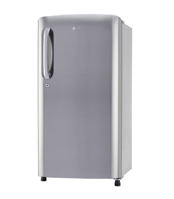 LG 190 L Direct Cool Single Door 4 Star Refrigerator  (Shiny Steel, GL-B201APZY) - Image 2