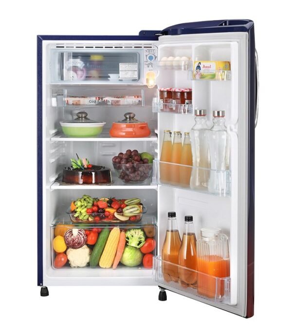 LG 190 L Direct Cool Single Door 3 Star Refrigerator  (Blue Plumeria, GL-B201ABPD) - Image 3