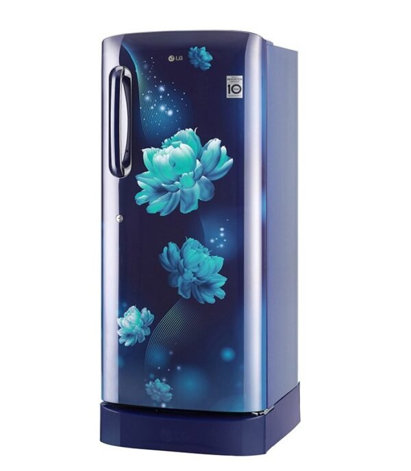 LG 235 L Direct Cool Single Door 4 Star Refrigerator with Base Drawer  (Blue Charm, GL-D241ABCY) - Image 2