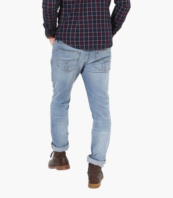 Light Blue Solid Low Rise Skinny Fit Jeans - Image 2