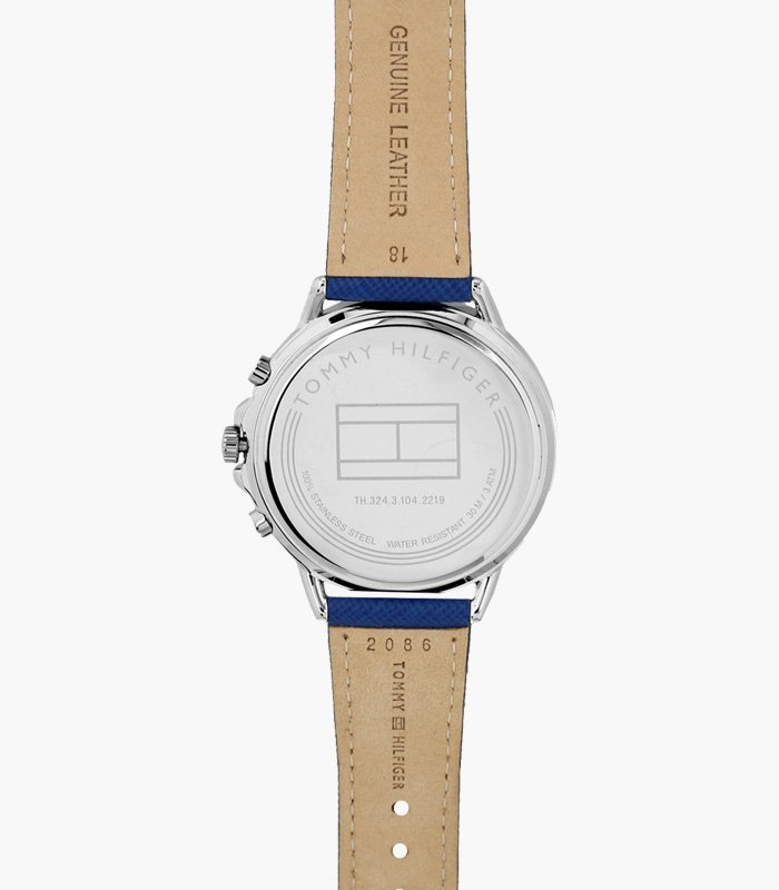 Navy Blue-Silver-White Analog Watch - Image 3