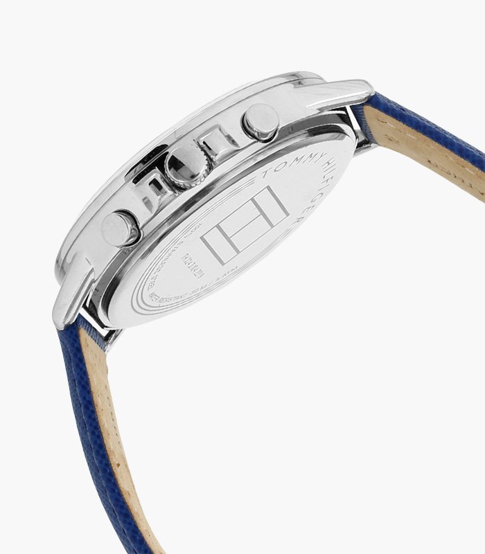 Navy Blue-Silver-White Analog Watch - Image 4