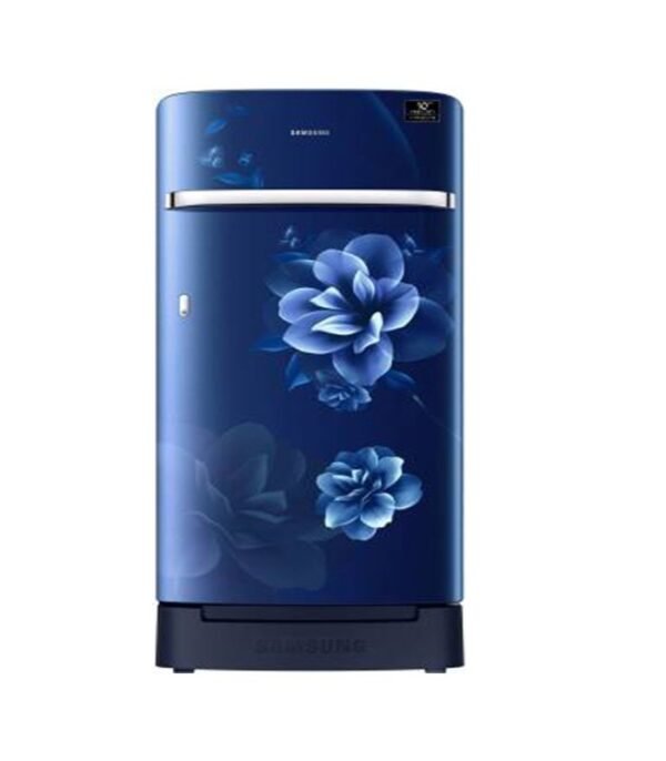 Samsung 198 L Direct Cool Single Door 5 Star Refrigerator with Base Drawer  (Camellia Blue, RR21T2H2WCU/HL)