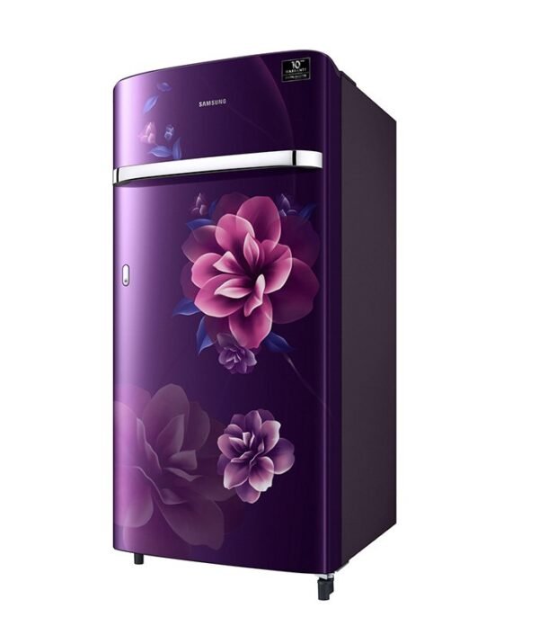 Samsung 198 L Direct Cool Single Door 4 Star Refrigerator  (Camellia Purple, RR21T2G2XCR/HL) - Image 2
