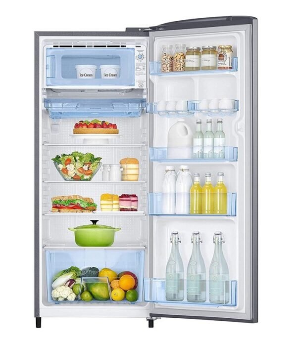 Samsung 230 L Direct Cool Single Door 3 Star Refrigerator  (Elegant Inox, RR24A2Y2YS8/NL) - Image 2
