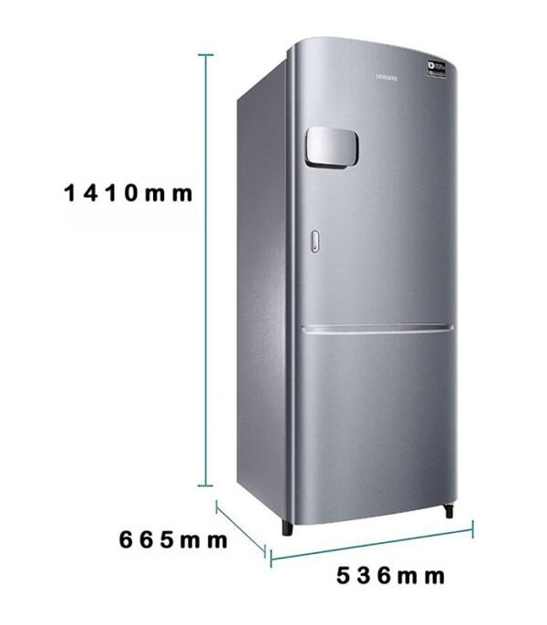 Samsung 230 L Direct Cool Single Door 3 Star Refrigerator  (Elegant Inox, RR24A2Y2YS8/NL) - Image 4
