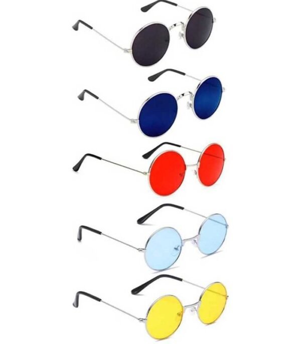 Protection Round Sunglasses (54)  (Multicolor)
