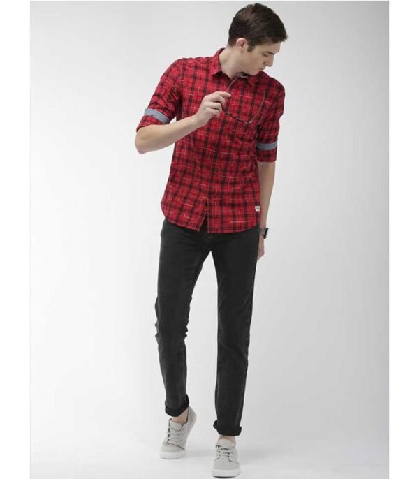 Flying Machine Tapered Fit Men Black Jeans - Image 5
