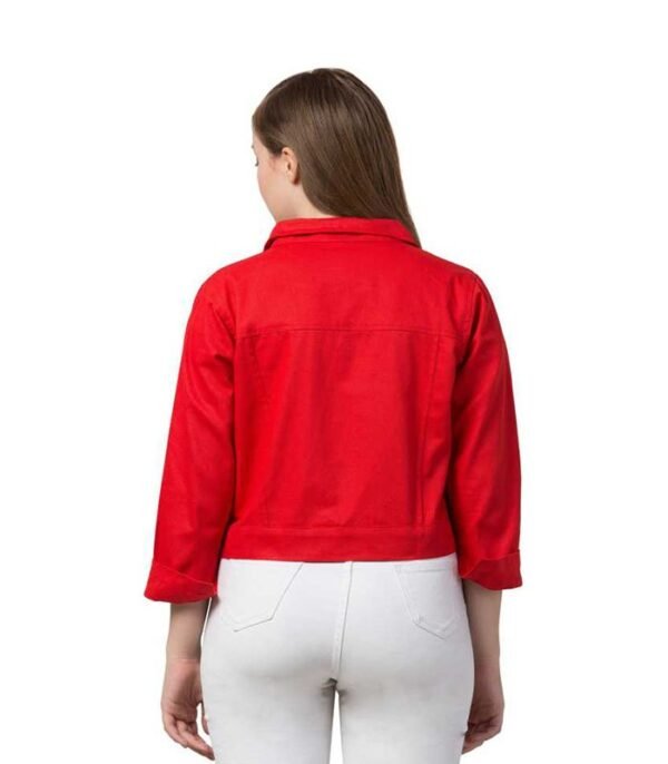 Fday Fashion Half Sleeve Solid Women Jacket - Image 2