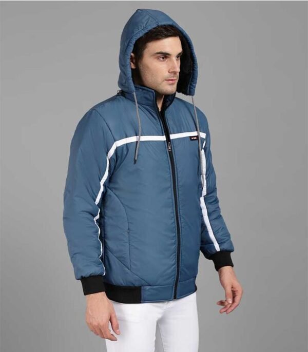 Jack and Hardy Full Sleeve Striped Men Quilted Jacket - Image 2