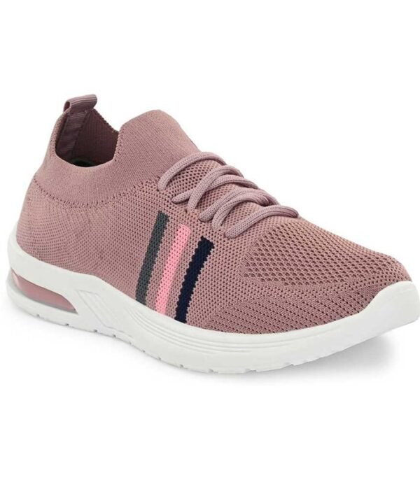 Women's Mesh Sports Shoes Walking Shoes For Women  (Pink) - Image 2