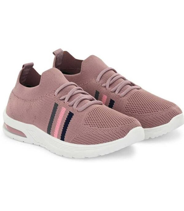 Women's Mesh Sports Shoes Walking Shoes For Women  (Pink) - Image 3
