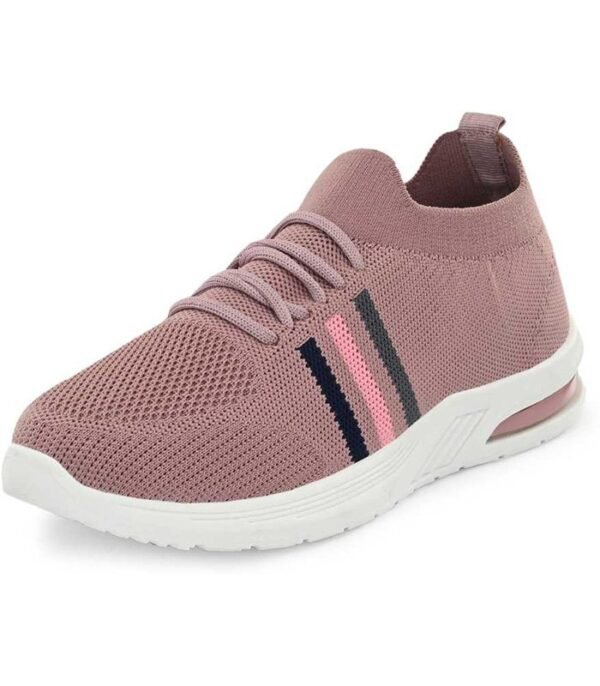 Women's Mesh Sports Shoes Walking Shoes For Women  (Pink) - Image 5