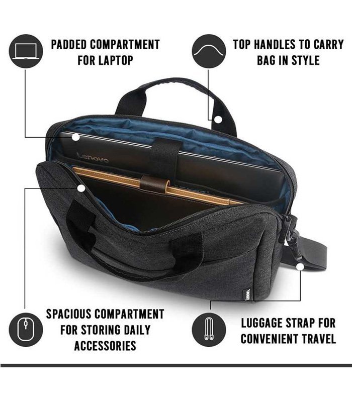 lenovo 15.6 inch Sleeve/Slip Case (Black) - Image 3