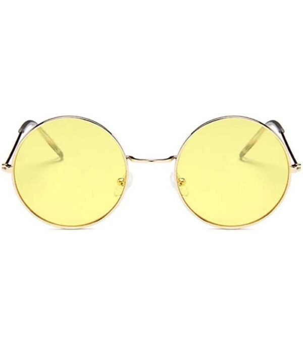 UV Protection Round Sunglasses (Free Size)  (Red, Yellow, Blue, Violet, Blue, Green) - Image 6